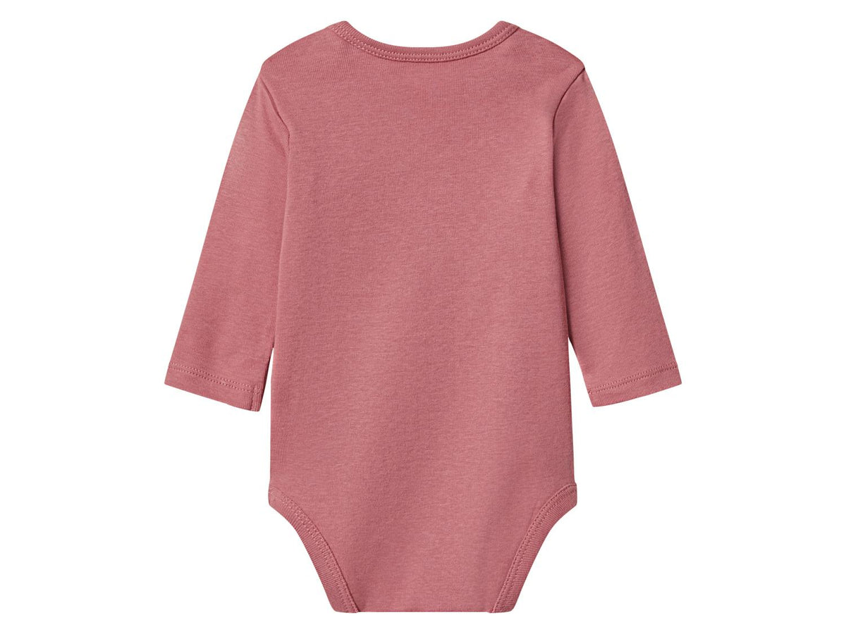 LUPILU Baby Girls’ Longsleeved Bodysuits, 3 pcs