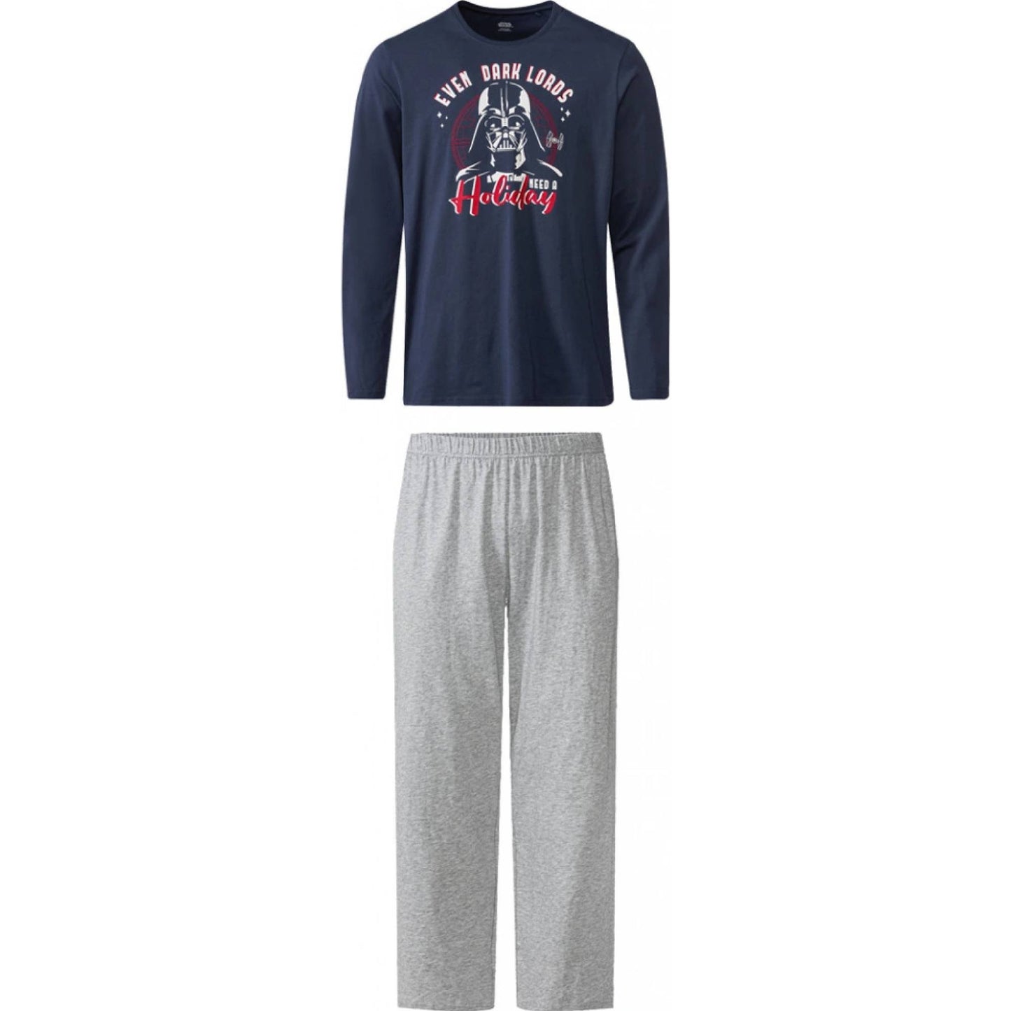 Livergy Men's Pajamas Long Dark Blue