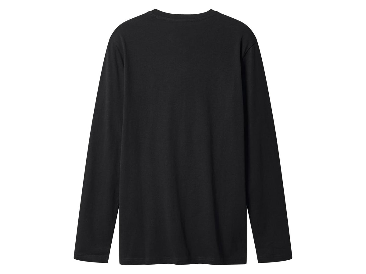 Men’s Longsleeve Top - esmara men (Black)