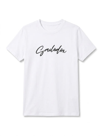 SMILODOX Women’s T-Shirt, 3D Logo, White