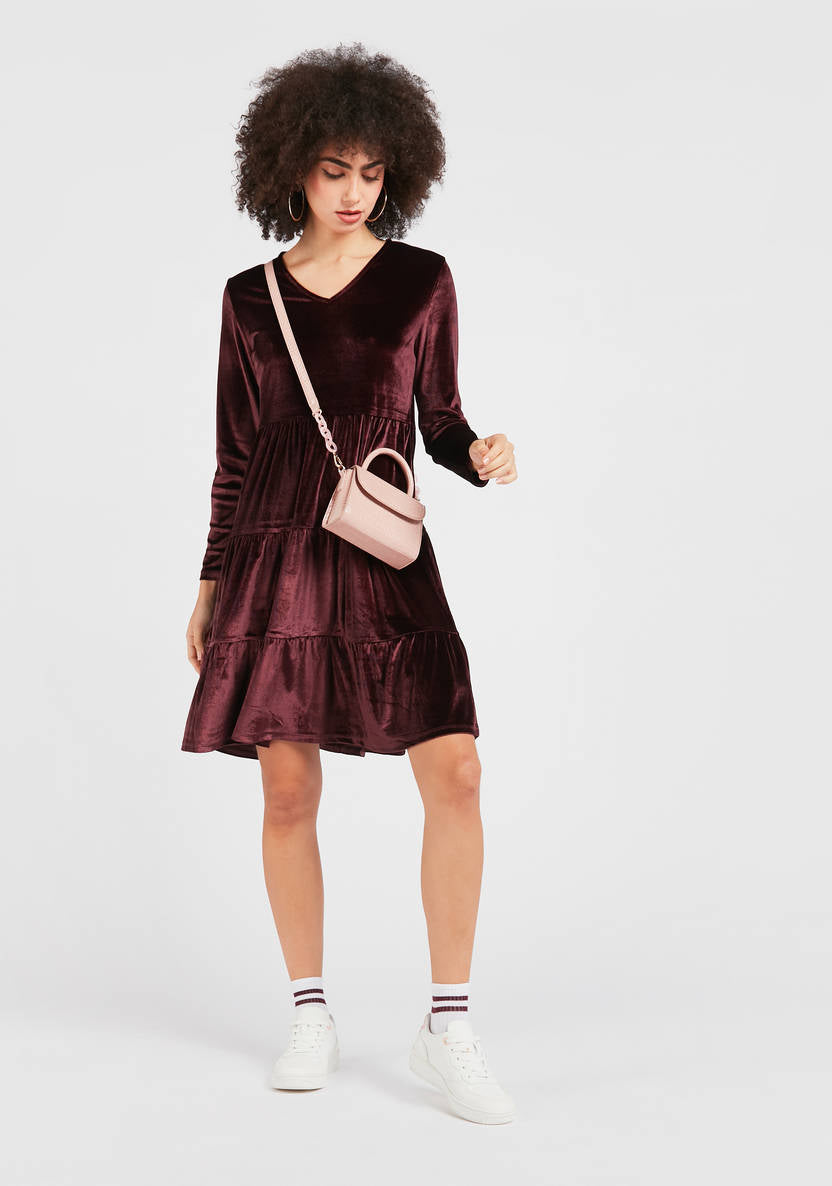 Women’s Velvet Mini-Dress