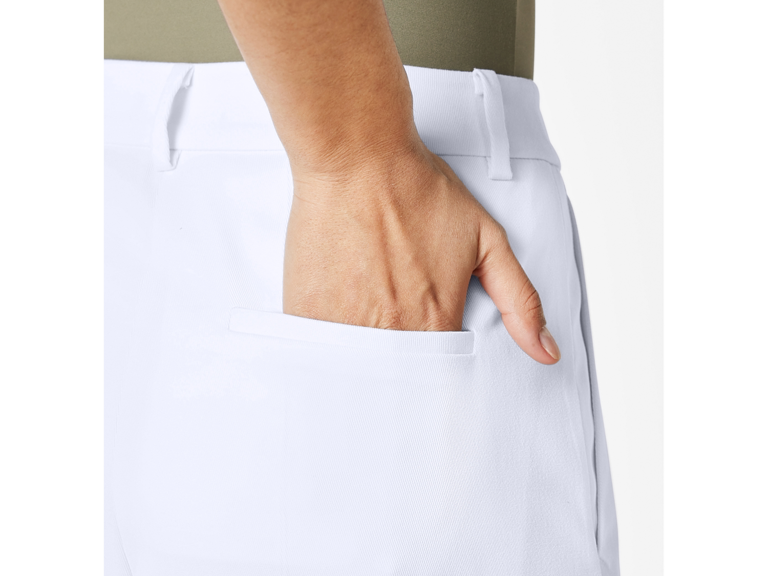 Women's palazzo pants (White)