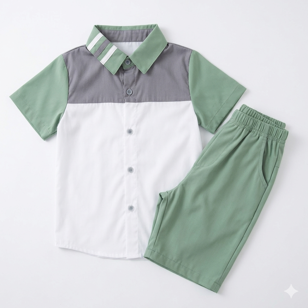 PATPAT Set, Shortsleeves shirt with shorts