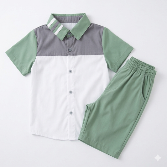 PATPAT Set, Shortsleeves shirt with shorts