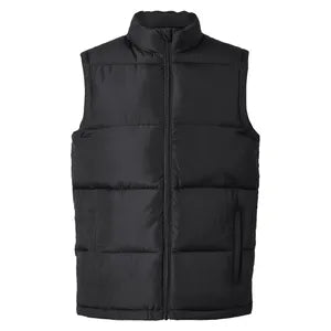Men’s Quilted Vest - emsara men (Black)