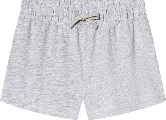 Cotton Shorts for Girls, Light Grey