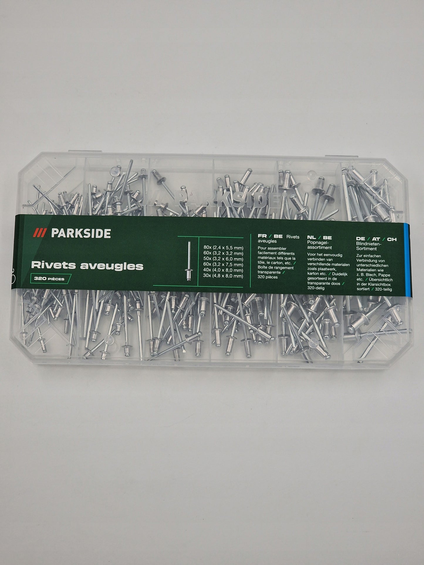 Assortment of blind rivets