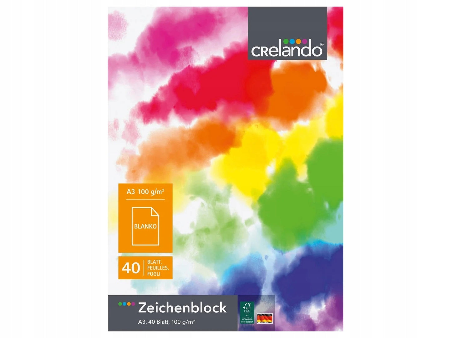 A3 Crelando Sketchbook Block (40 Sheets)
