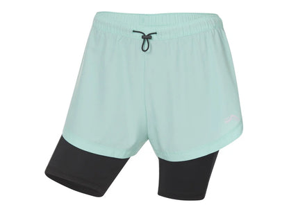 Crivit LYCRA® Women's mini sports shorts, (turquoise)