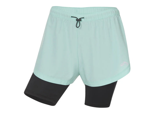 Crivit LYCRA® Women's mini sports shorts, (turquoise)