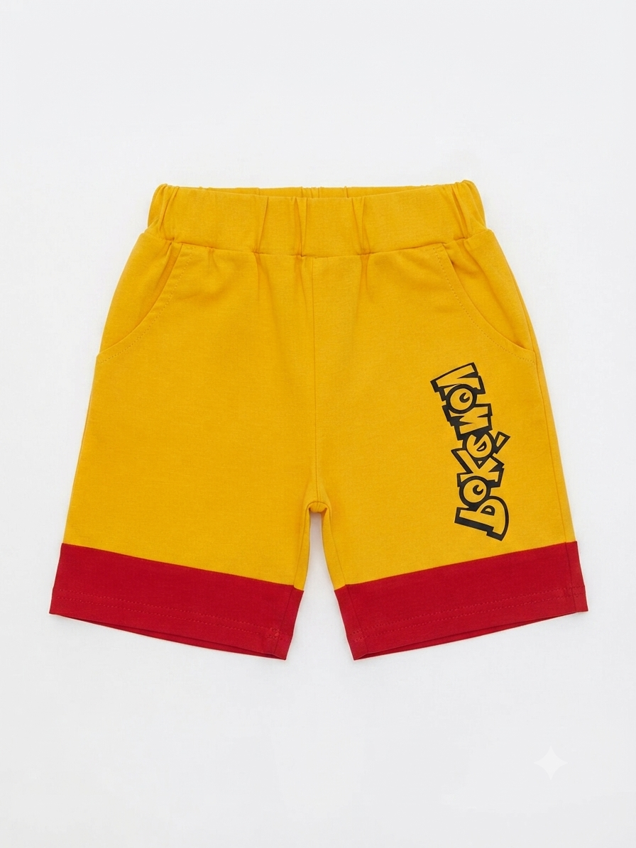 Pokémon cotton shorts for Boys