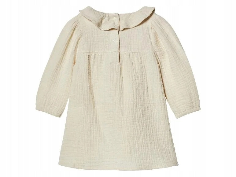 LUPILU Baby Girl’s Muslin Longsleeve Dress