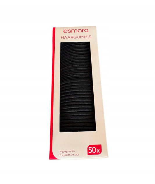 ESMARA Black Hair band set, 50 pcs