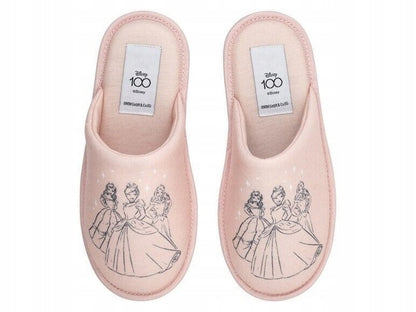 Warm Disney princess slippers for women