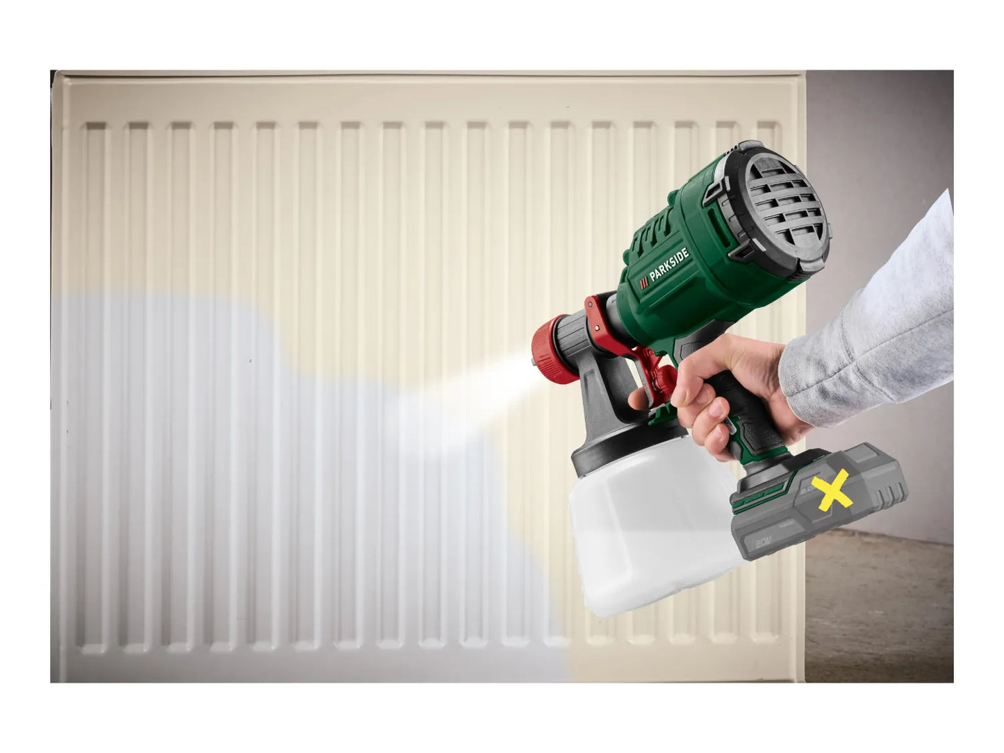 PARKSIDE 20V Cordless HVLP Paint Sprayer - Bare Unit