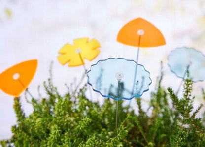 Garden Decoration Colorful Acrylic Flowers 5pcs