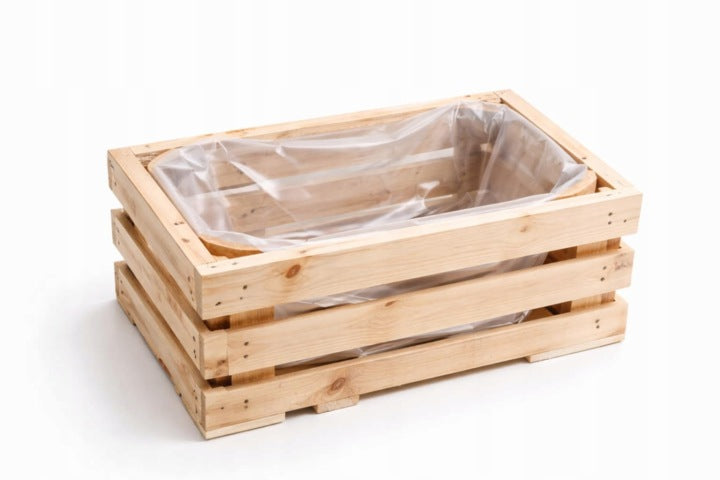 Parkside wooden flower pot