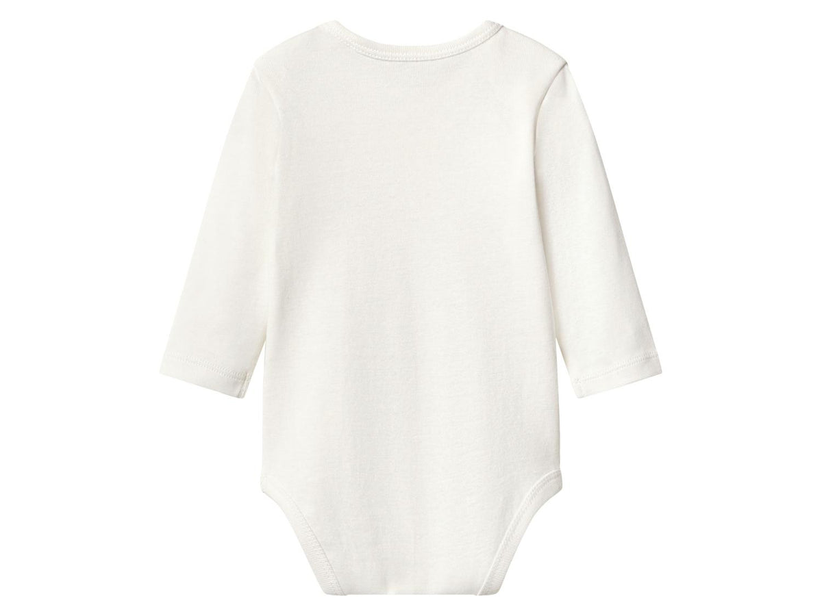 LUPILU Baby Girls’ Longsleeved Bodysuits, 3 pcs