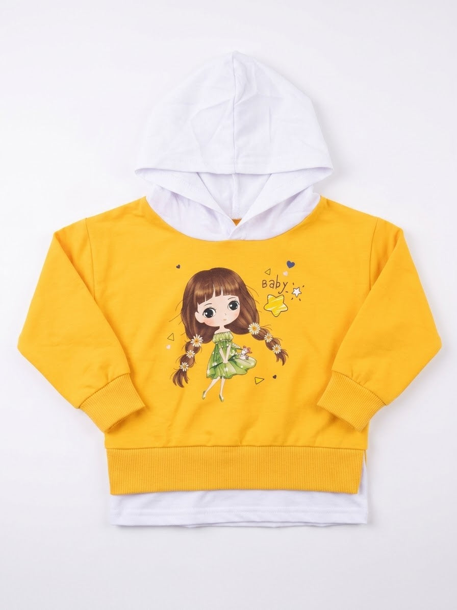 PATPAT Girls’ Cotton Hoodie