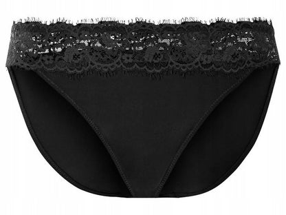 Esmara Women's Briefs with lace, 2 pcs (Black)