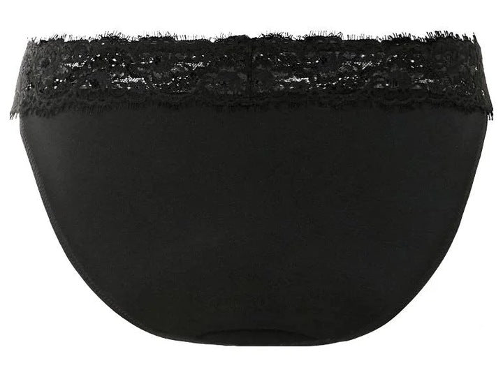Esmara Women's Briefs with lace, 2 pcs (Black)
