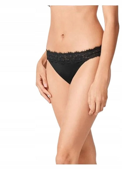 Esmara Women's Briefs with lace, 2 pcs (Black)