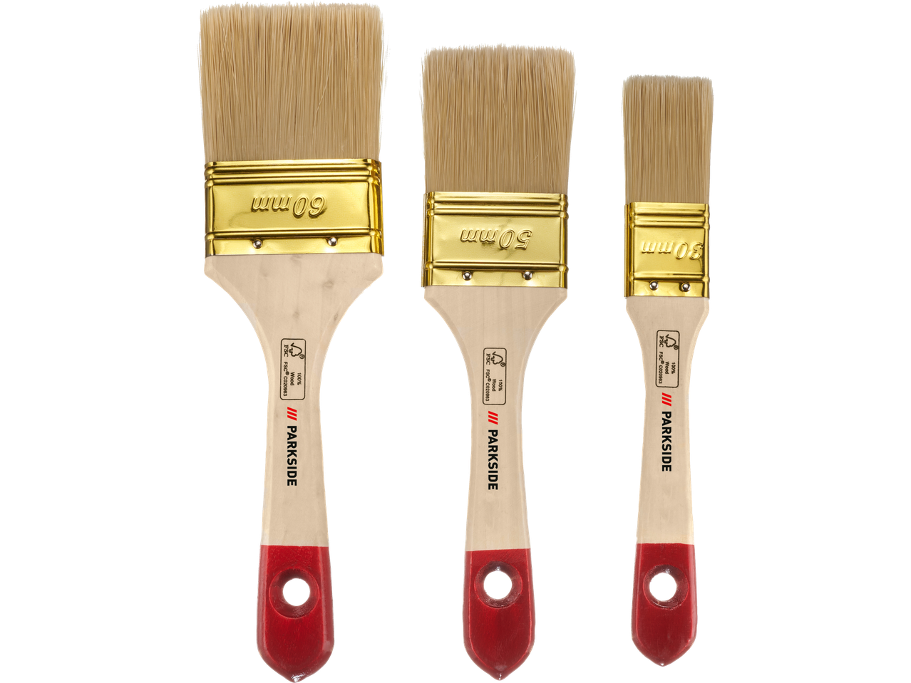 Set of 3 Paint Brushes