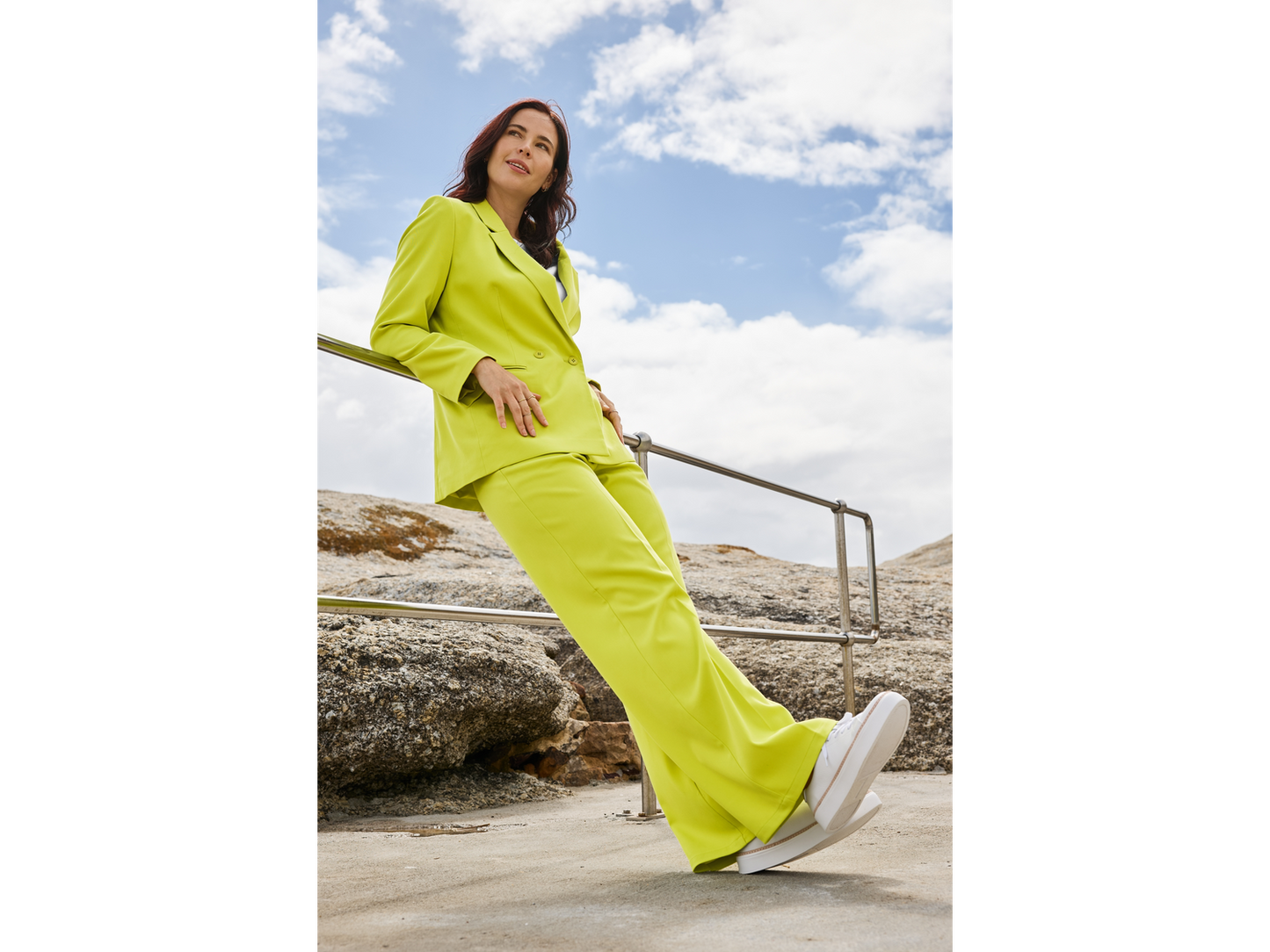 Women's palazzo pants (Green)