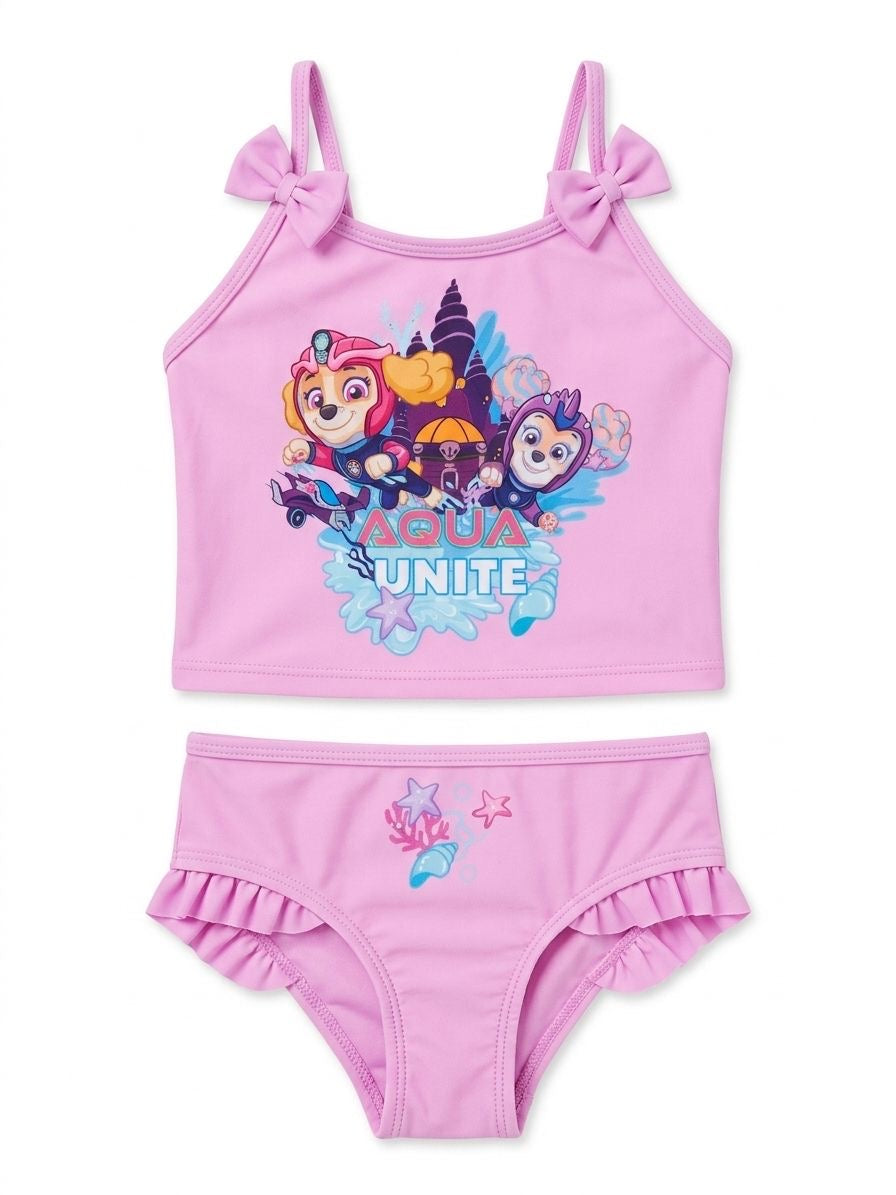 PAW PATROL 2 pieces Girls swimsuit , Pink