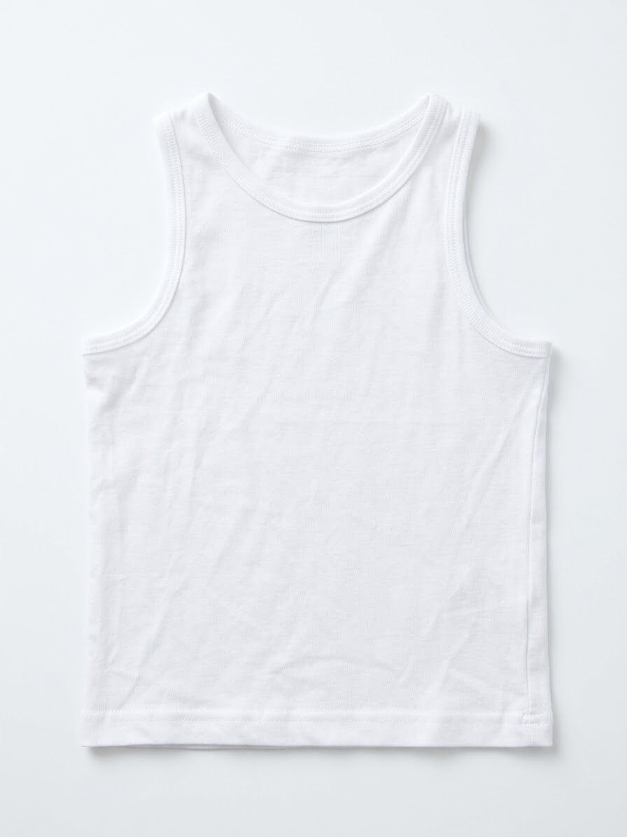 Boys’ Sleeveless Cotton Undershirt