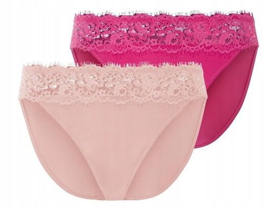 Esmara Women's Briefs with lace, 2 pcs