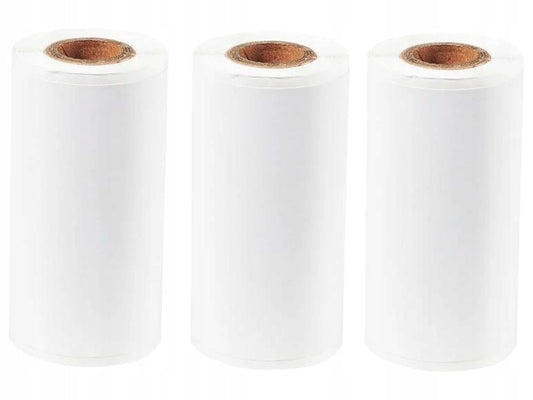 Photo Paper for Pocket Mini Printer - White SELF-ADHESIVE