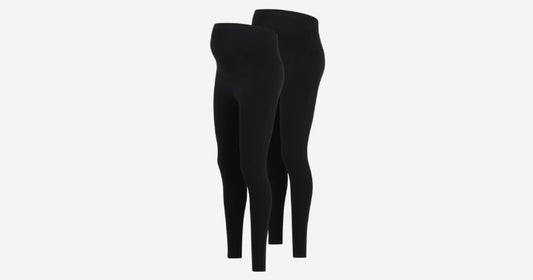 ESMARA Maternity Cotton Leggings, 2 pcs