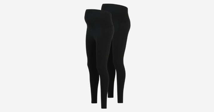 ESMARA Maternity Cotton Leggings, 2 pcs
