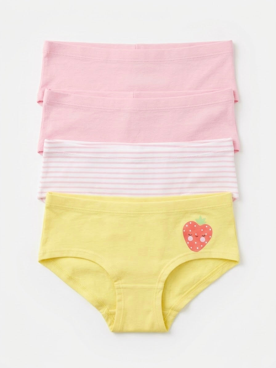 KUNIBOO Girls’ Hispters Set, 4 pcs