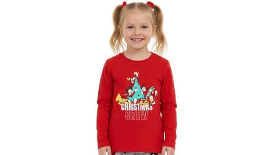 Girls PJ Top “ Christmas Crew”