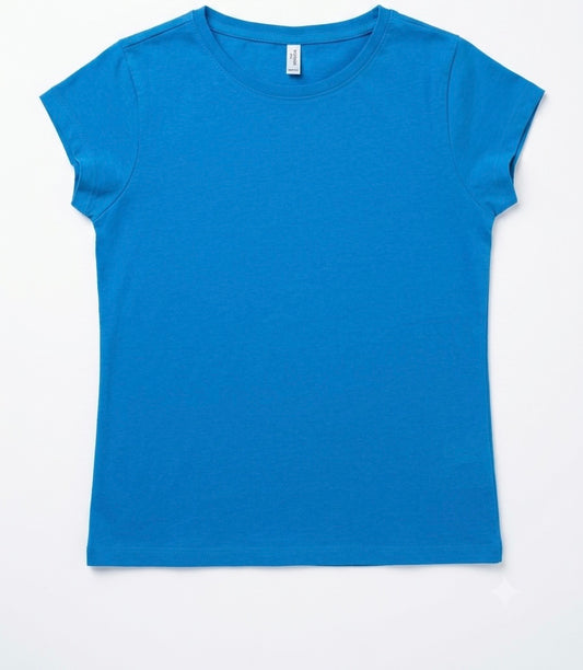 Girls Cotton Basic T-Shirt