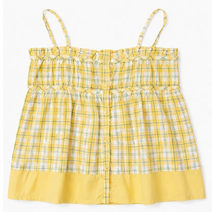 ZARA Girls plaid Top