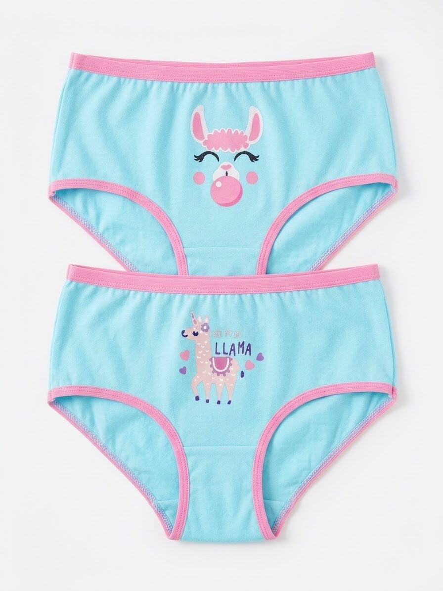 René Rofé Girls’ Briefs, 2 pcs - Lama