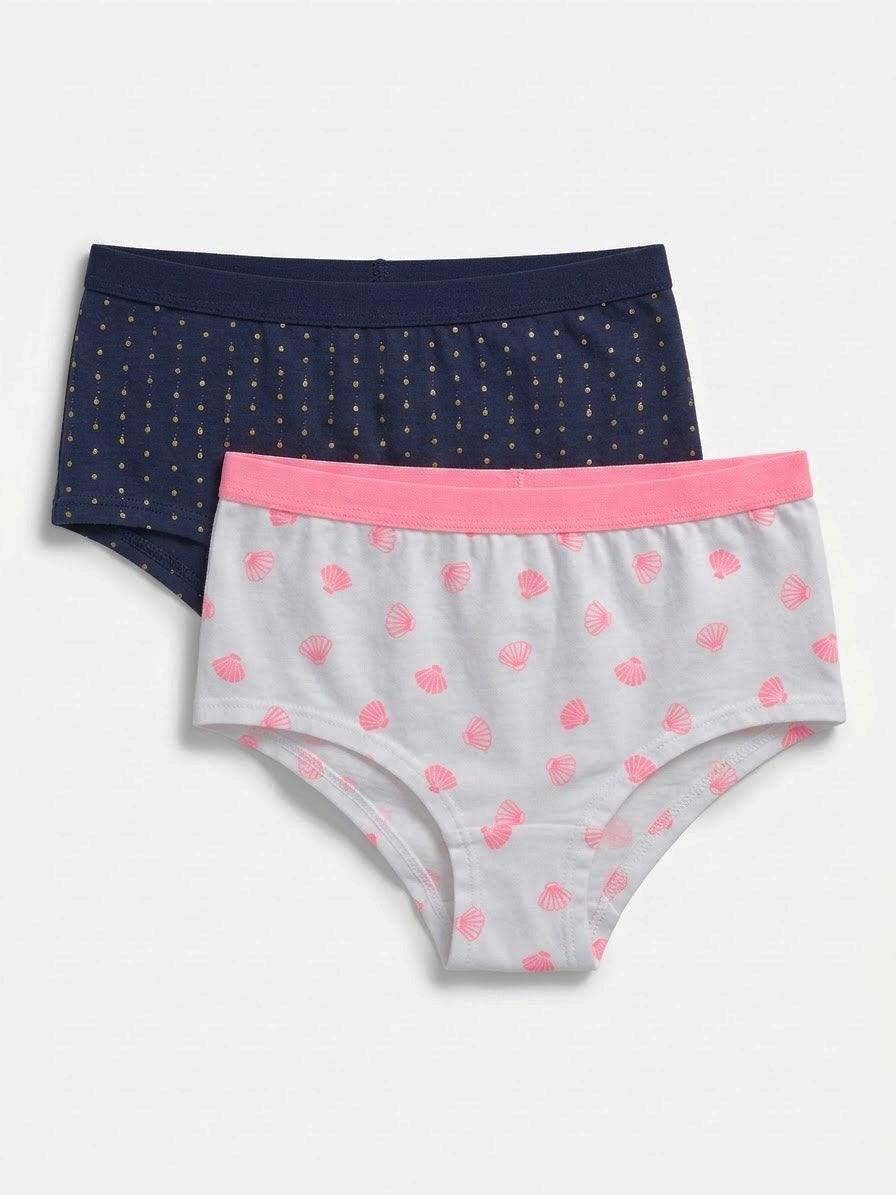 Girls’ Hipsters, 2 pcs