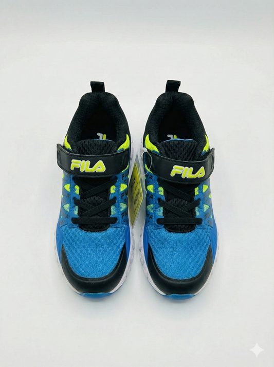 Fila Boy's Blue Mesh Athletic Sneakers