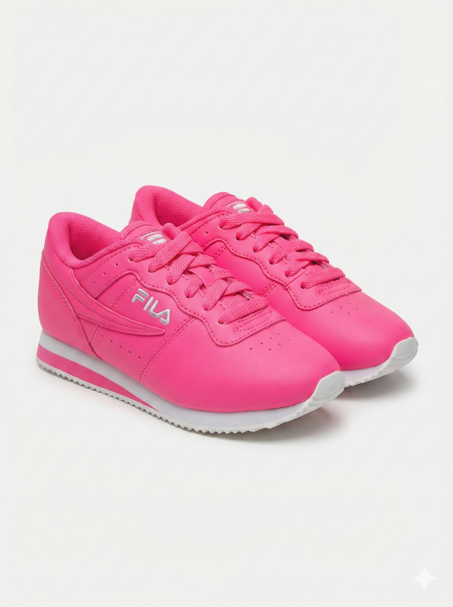 Fila Girl's Retro Lace-up sneakers, Brigh Pink