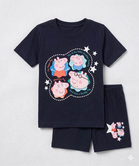 Peppa Pig Fun Graphic Short Set