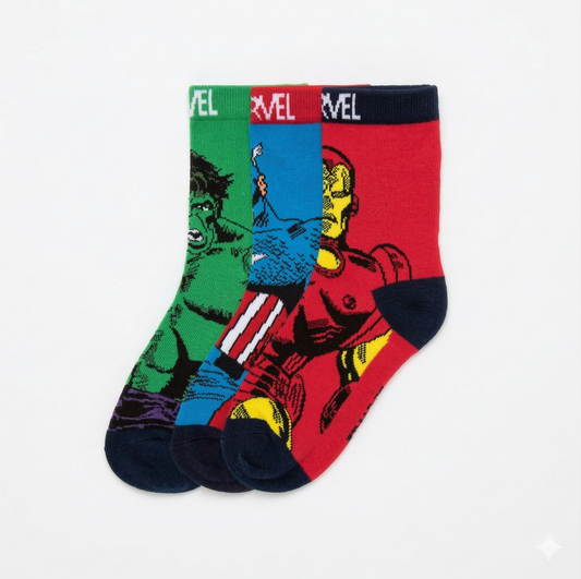 جوارب، 3 أزواج (مارفل)