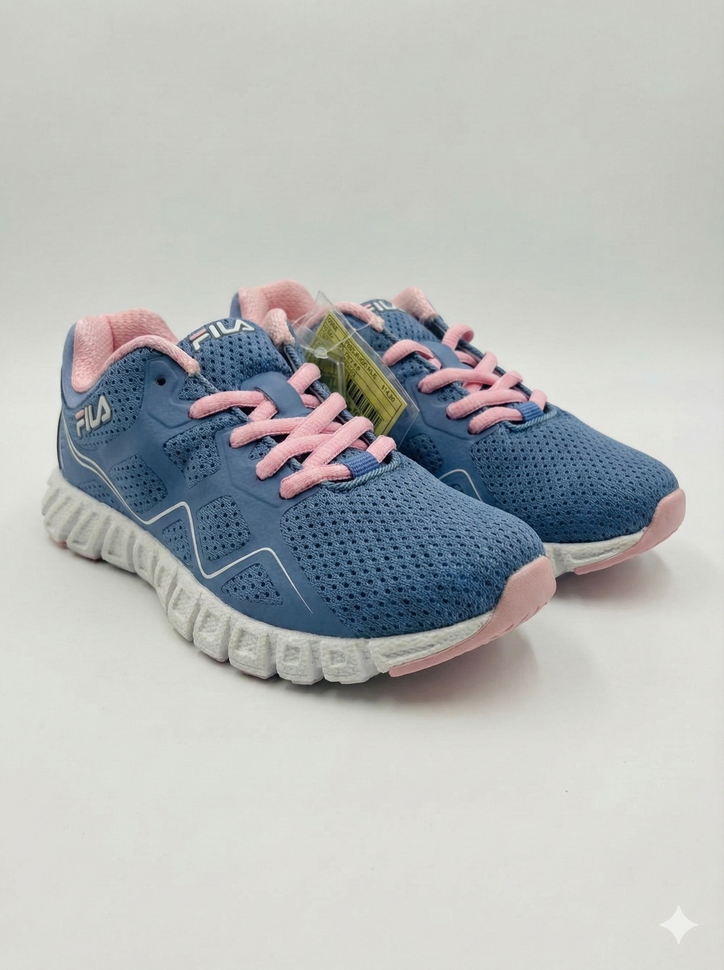 Fila Girl's Blue Mesh Athletic Sneakers