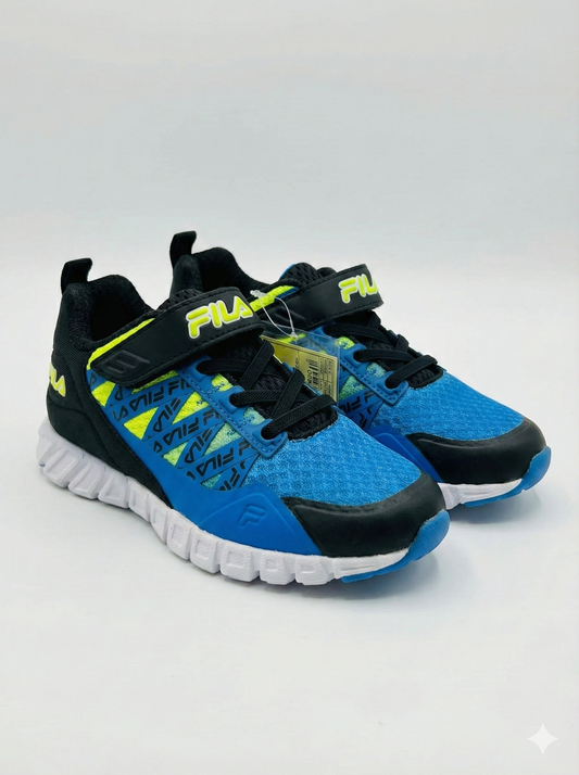Fila Boy's Blue Mesh Athletic Sneakers
