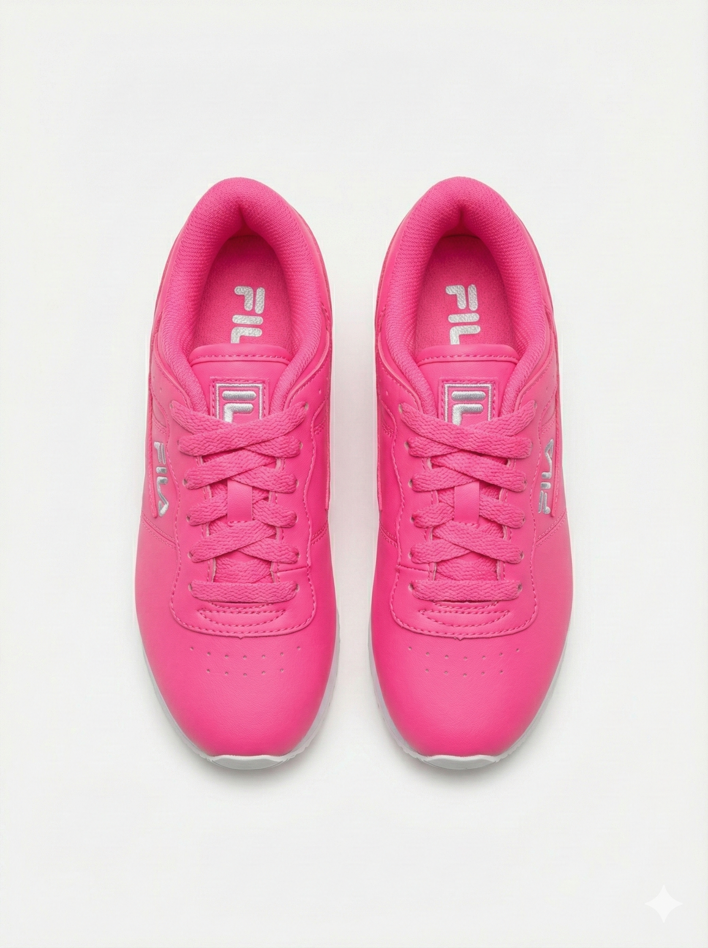 Fila Girl's Retro Lace-up sneakers, Brigh Pink