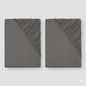 Fitted Sheet Bundle - Set of 2 ( Grey)
