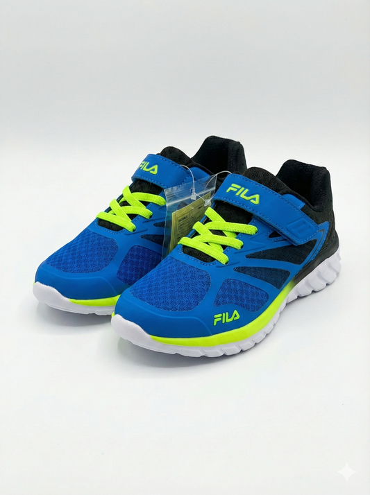 Fila Boy's Blue Mesh Athletic Sneakers