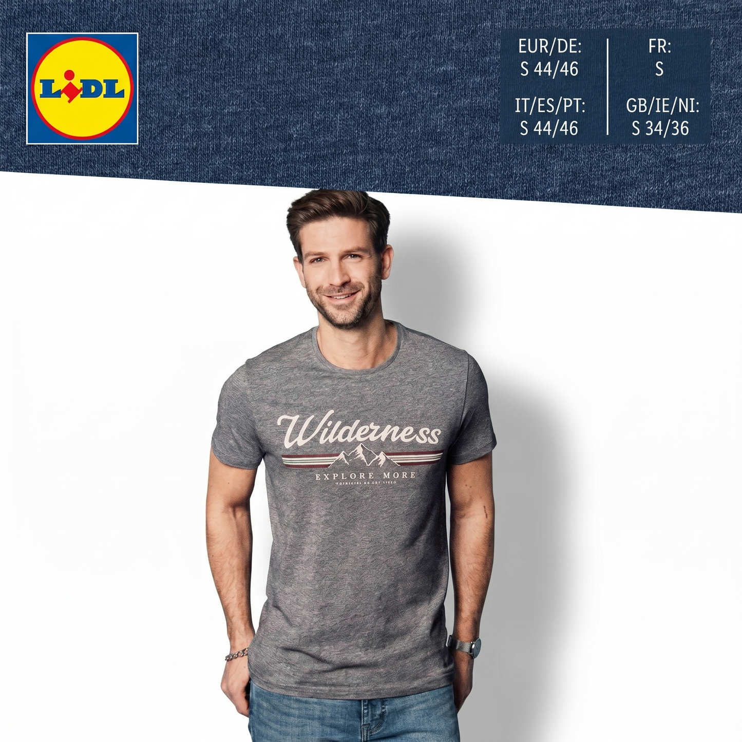Heather Grey Graphic Tee